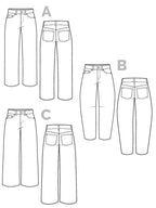 Frank Jeans Pattern
