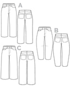 Frank Jeans Pattern
