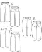 Frank Jeans Pattern