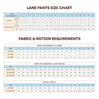 Lane Pants Sewing Pattern