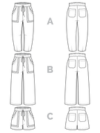 Sepia Pants + Shorts Pattern