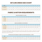 Skyline Dress Sewing Pattern